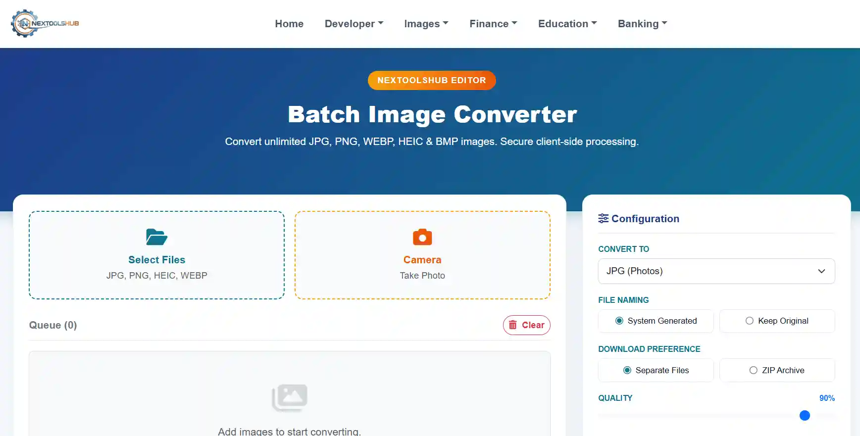 Image to PDF Conversion Process